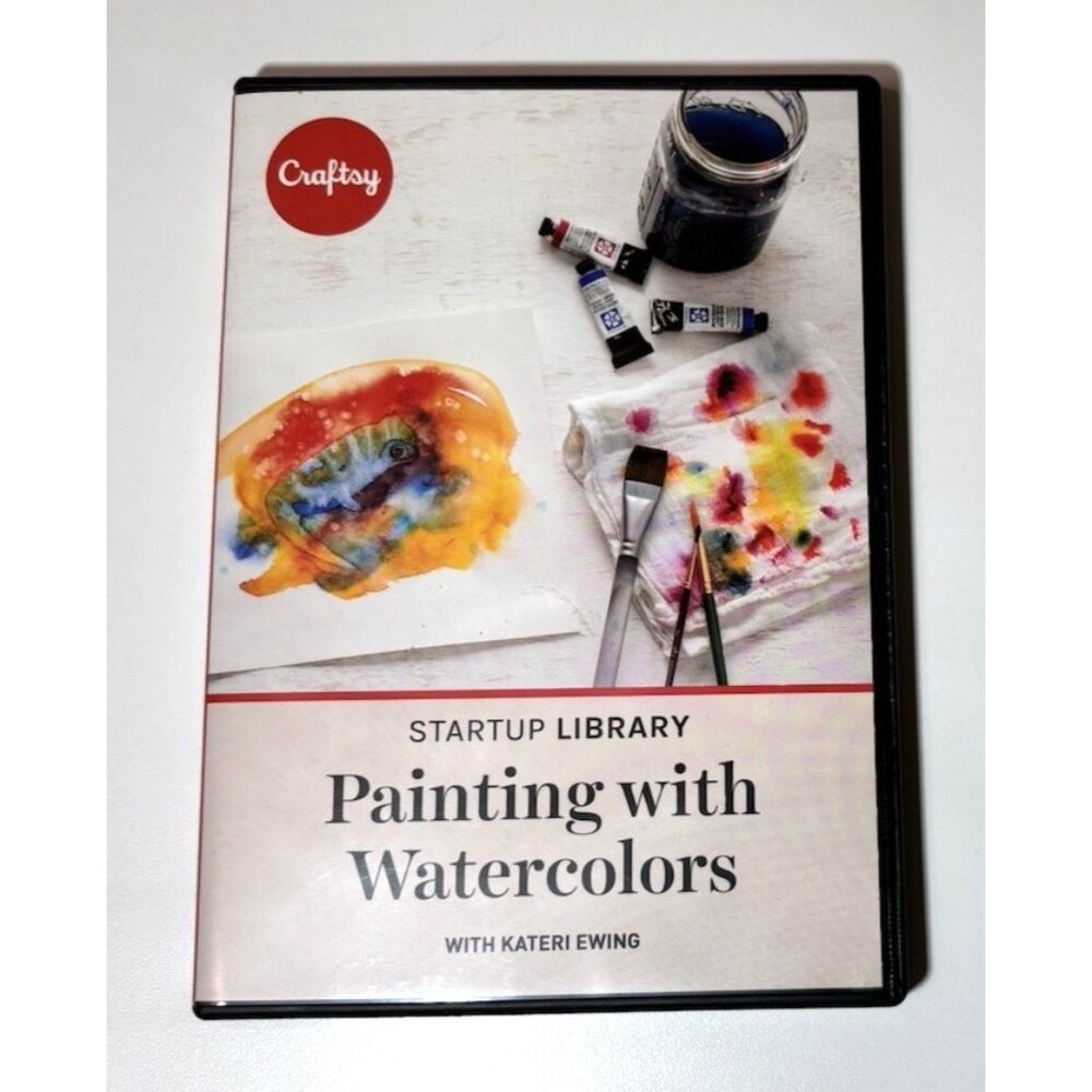 Craftsy Startup Library Painting With Watercolors with Kateri Ewing (DVD, 2017)